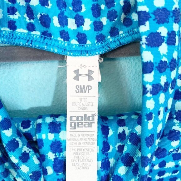 Under Armour coldgear fitted long sleeve half zip mock neck long sleeve pullover - Picture 3 of 8